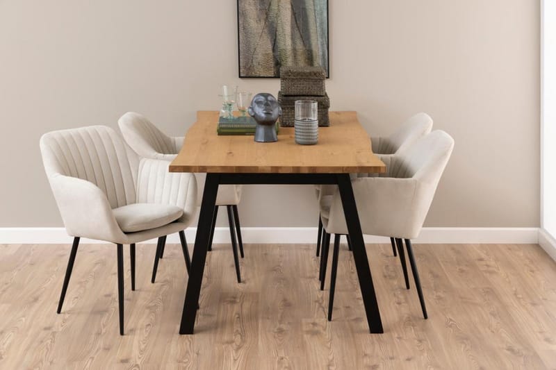 Delaplane Nojatuoli - Ruskea - Huonekalut - Tuoli & nojatuoli - Ruokapöydän tuolit