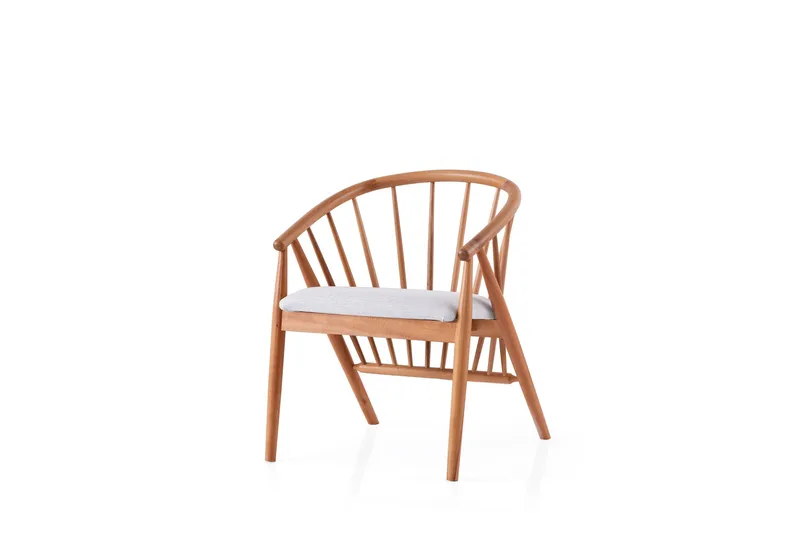 Dwain Käsinojatuoli, Tammi/Vaaleanharmaa