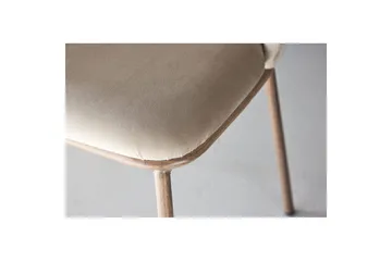 Edina Ruokapöydän Tuoli - Beige - Huonekalut - Tuoli & nojatuoli - Ruokapöydän tuolit