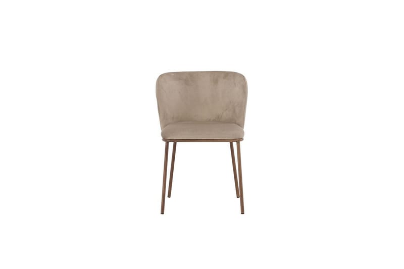 Edina Ruokapöydän Tuoli - Beige - Huonekalut - Tuoli & nojatuoli - Ruokapöydän tuolit