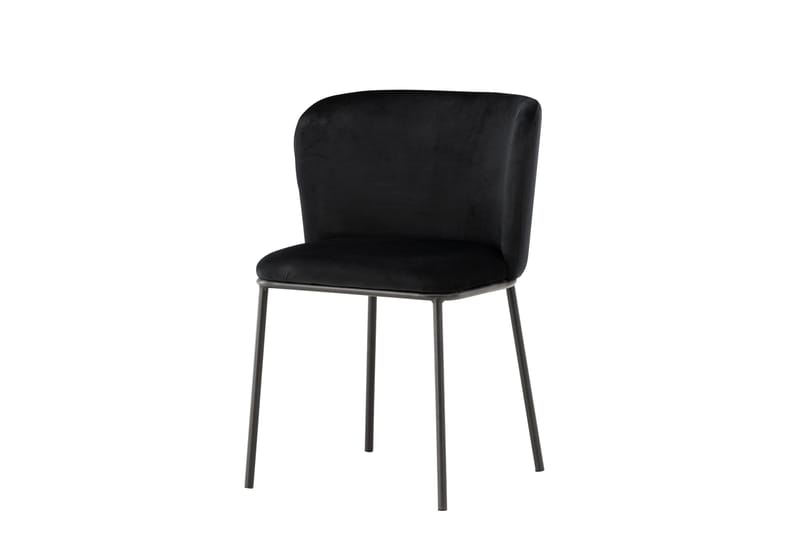 Edina Ruokapöydän tuoli - Musta - Huonekalut - Tuoli & nojatuoli - Ruokapöydän tuolit