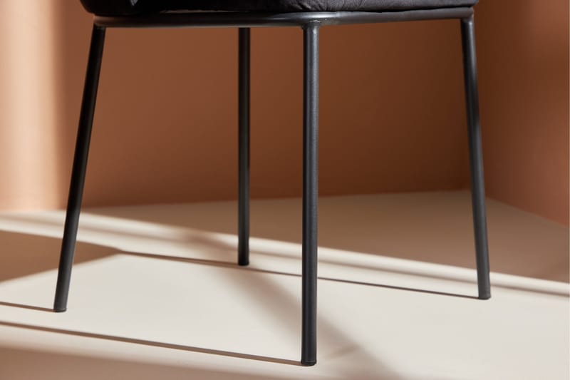 Edina Ruokapöydän tuoli - Musta - Huonekalut - Tuoli & nojatuoli - Ruokapöydän tuolit