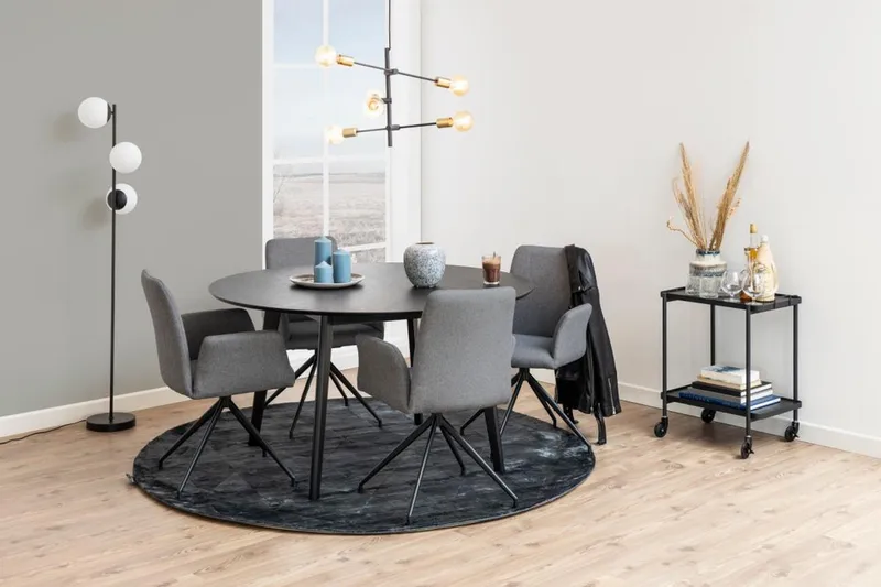 Edwuna Käsinojatuoli - Harmaa - Huonekalut - Tuoli & nojatuoli - Ruokapöydän tuolit