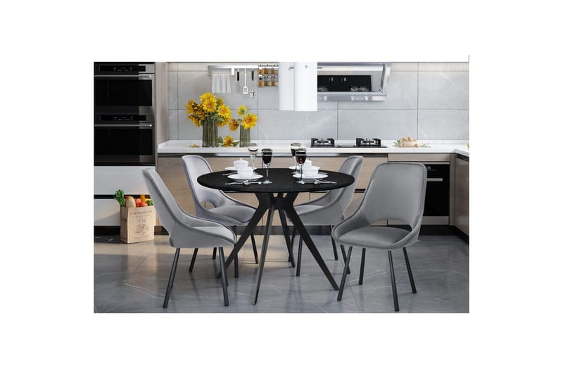 Eliza Ruokatuoli - Harmaa - Huonekalut - Tuoli & nojatuoli - Ruokapöydän tuolit