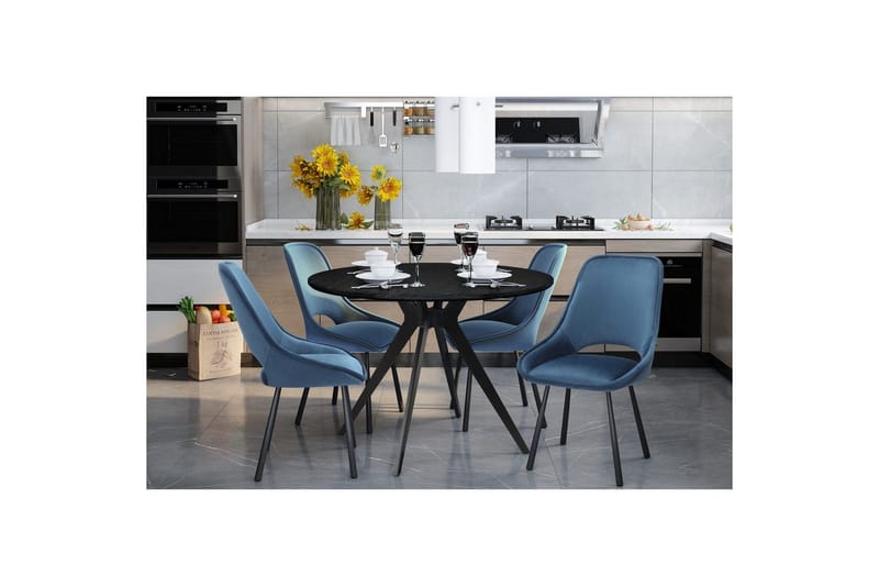 Eliza Ruokatuoli - sininen - Huonekalut - Tuoli & nojatuoli - Ruokapöydän tuolit