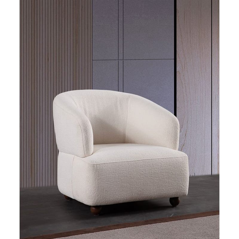 Elvaris Nojatuoli - Valkoinen - Huonekalut - Tuoli & nojatuoli - Nojatuoli & lepotuoli