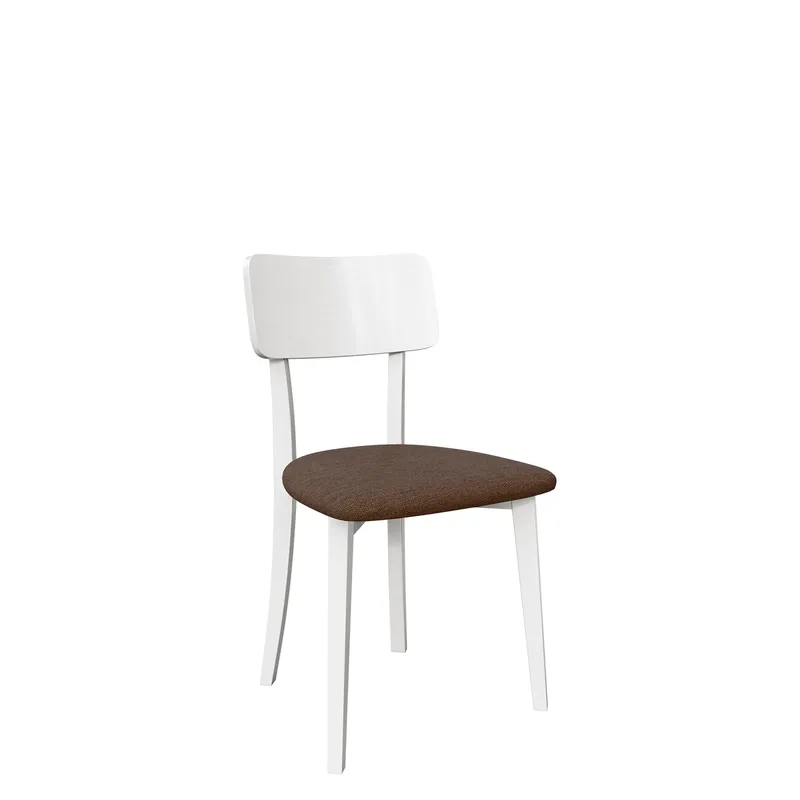 Esher ruokatuoli, valkoinen, ruskea