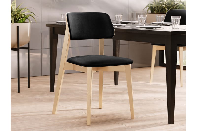 Ferrara ruokatuoli - Musta/Beige - Huonekalut - Tuoli & nojatuoli - Ruokapöydän tuolit
