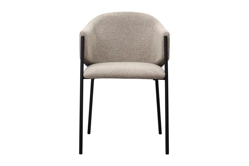 Filip Ruokatuoli - Taupe Bouclé - Huonekalut - Tuoli & nojatuoli - Ruokapöydän tuolit
