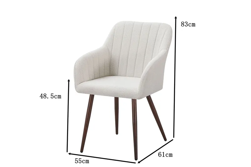 Filippa-ruokatuoli - Valkoinen - Huonekalut - Tuoli & nojatuoli - Ruokapöydän tuolit