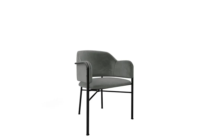 Floden nojatuoli, Harmaa/Musta