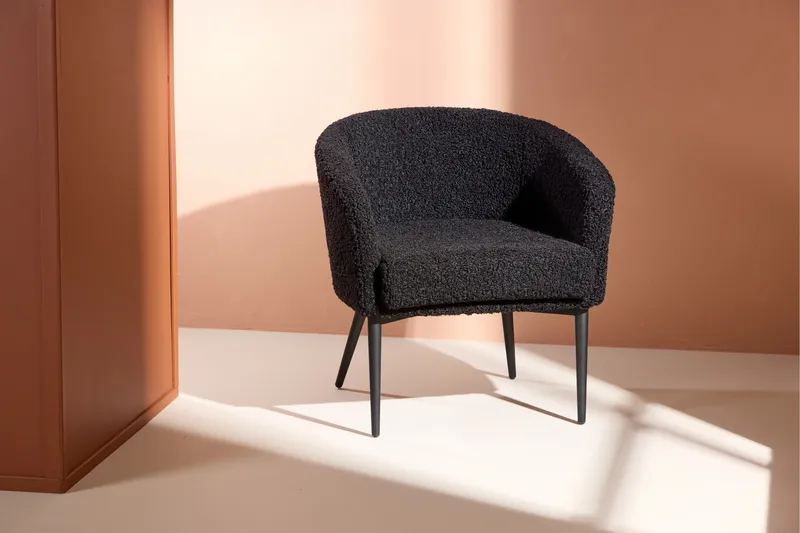 Fluffy Nojatuoli - Musta - Huonekalut - Tuoli & nojatuoli - Nojatuoli & lepotuoli