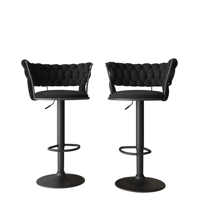 Garrick Baarituoli 76 cm 2-pakkaus, Musta