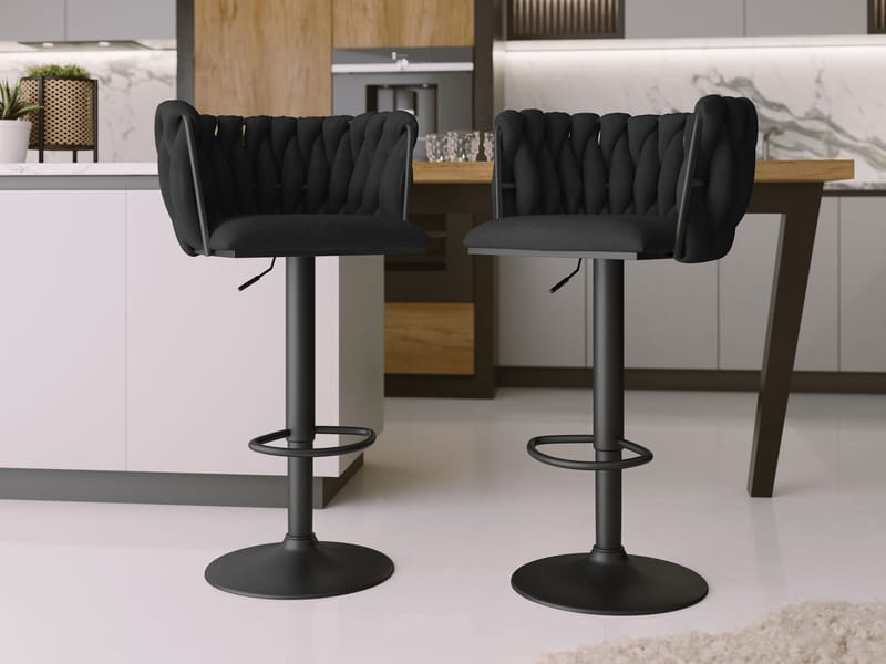 Garrick Baarituoli 85 cm 2-pakkaus - Musta - Huonekalut - Tuoli & nojatuoli - Baarituoli