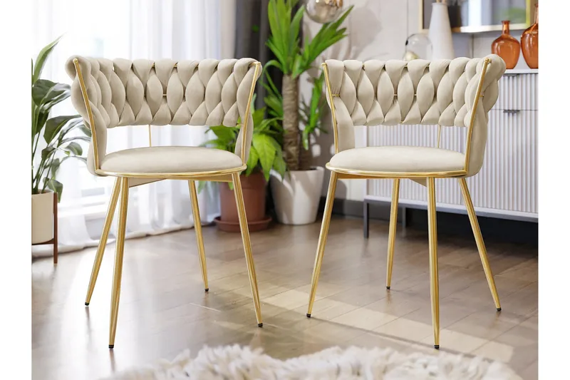 Garrick Käsinojatuoli - Beige - Huonekalut - Tuoli & nojatuoli - Ruokapöydän tuolit