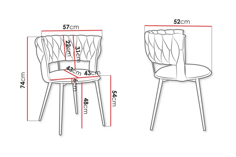 Garrick Käsinojatuoli - Harmaa - Huonekalut - Tuoli & nojatuoli - Ruokapöydän tuolit