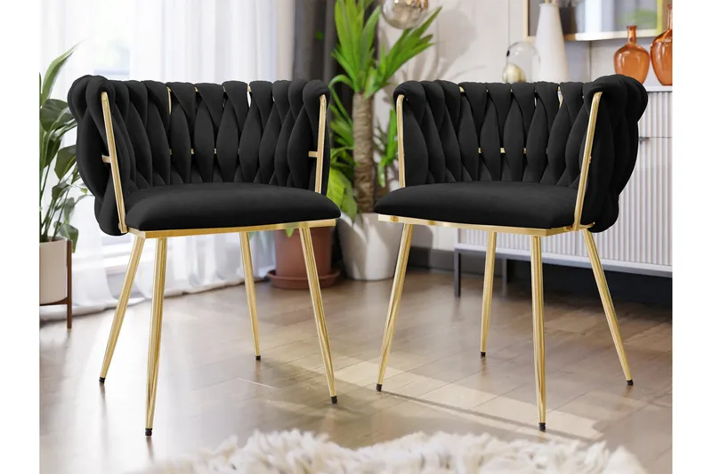 Garrick Käsinojatuoli - Musta - Huonekalut - Tuoli & nojatuoli - Ruokapöydän tuolit