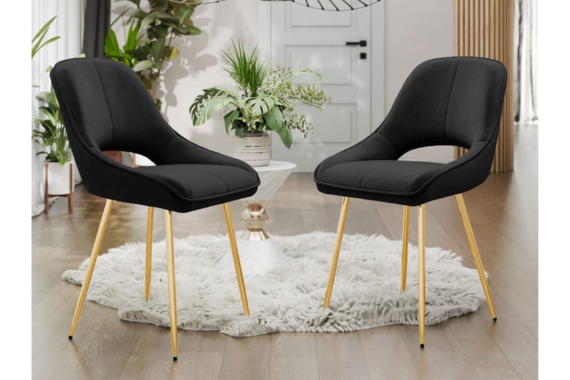 Garrick Ruokatuoli - Musta - Huonekalut - Tuoli & nojatuoli - Ruokapöydän tuolit