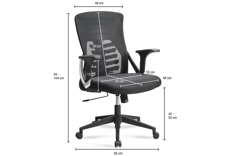 Gill Toimistotuoli - Antrasiitti - Huonekalut - Tuoli & nojatuoli - Työtuolit