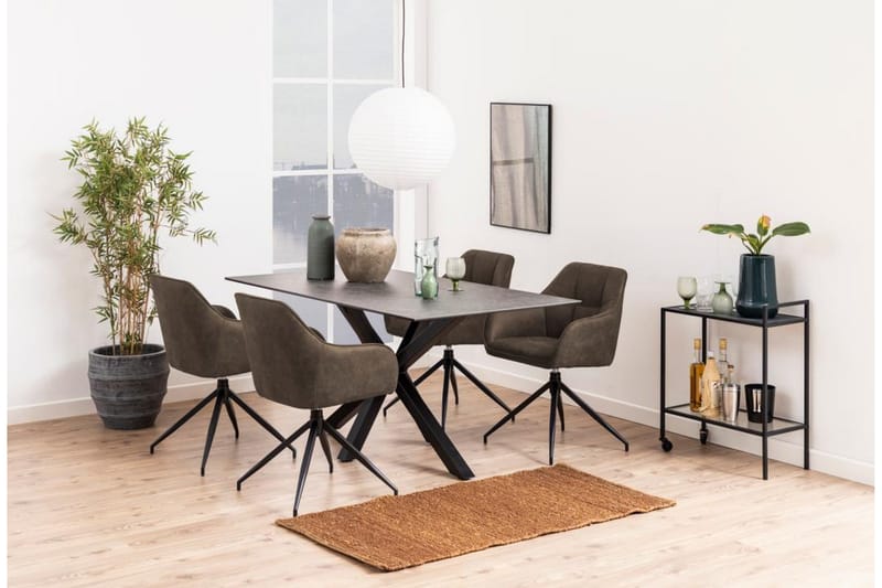 Harford Nojatuoli - Ruskea - Huonekalut - Tuoli & nojatuoli - Ruokapöydän tuolit