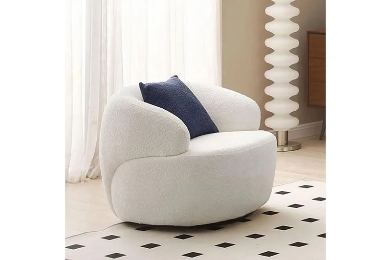 Hungirr Nojatuoli - Valkoinen - Huonekalut - Tuoli & nojatuoli - Nojatuoli & lepotuoli