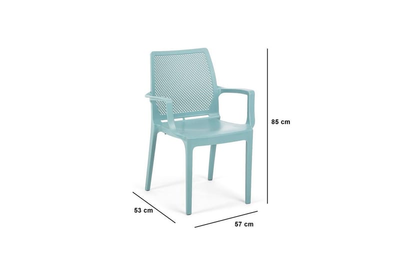 Icon Käsinojatuoli - Sininen - Huonekalut - Tuoli & nojatuoli - Ruokapöydän tuolit