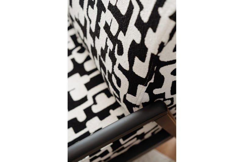 Illen Öronlappsfåtölj - Musta/Valkoinen - Huonekalut - Tuoli & nojatuoli - Nojatuoli & lepotuoli