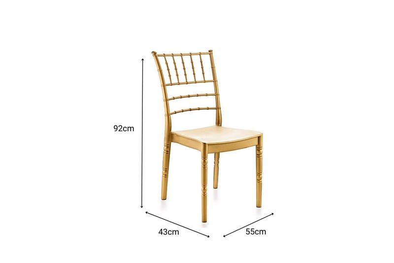 Imanje Ruokapöydän tuoli - Light Ruskea - Huonekalut - Tuoli & nojatuoli - Ruokapöydän tuolit