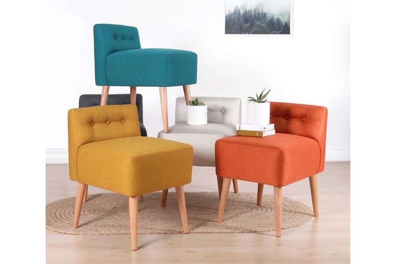 Anaro rahituoli 43 cm suorakaide - Beige - Huonekalut - Tuoli & nojatuoli - Jakkara & jalkarahi - Säkkirahi