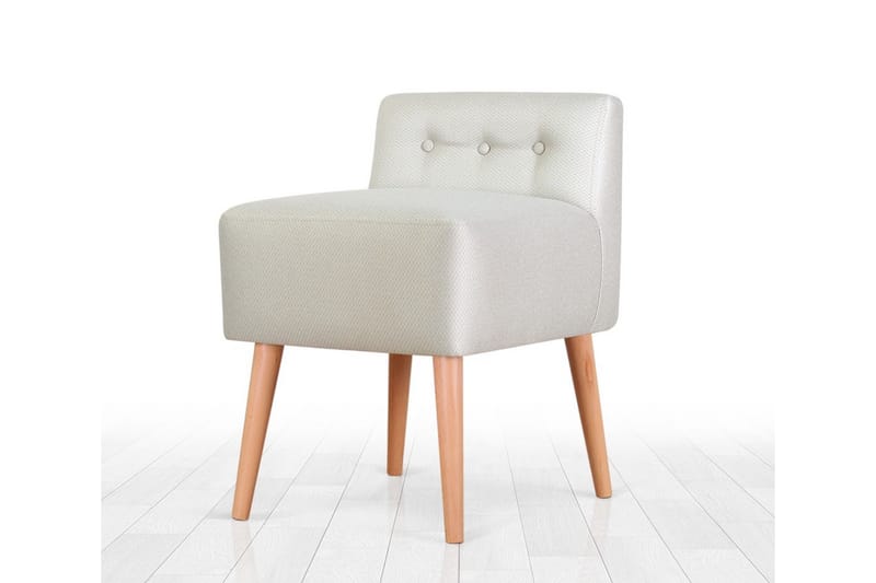 Anaro rahituoli 43 cm suorakaide - Beige - Huonekalut - Tuoli & nojatuoli - Jakkara & jalkarahi - Säkkirahi