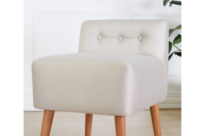 Anaro rahituoli 43 cm suorakaide - Beige - Huonekalut - Tuoli & nojatuoli - Jakkara & jalkarahi - Säkkirahi