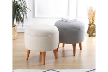 Anaro rahi pyöreä - Beige - Huonekalut - Tuoli & nojatuoli - Jakkara & jalkarahi - Säkkirahi