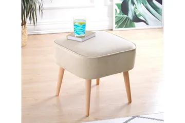 Anaro rahi 45 cm suorakaide - Beige - Huonekalut - Tuoli & nojatuoli - Jakkara & jalkarahi - Säkkirahi