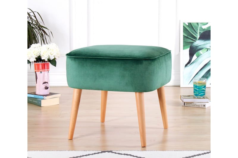 Anaro rahi 45 cm suorakaide - Vihreä - Huonekalut - Tuoli & nojatuoli - Jakkara & jalkarahi - Säkkirahi