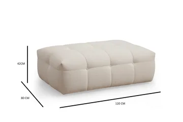 Octavian rahituoli 120 cm - Beige - Huonekalut - Tuoli & nojatuoli - Jakkara & jalkarahi - Rahi