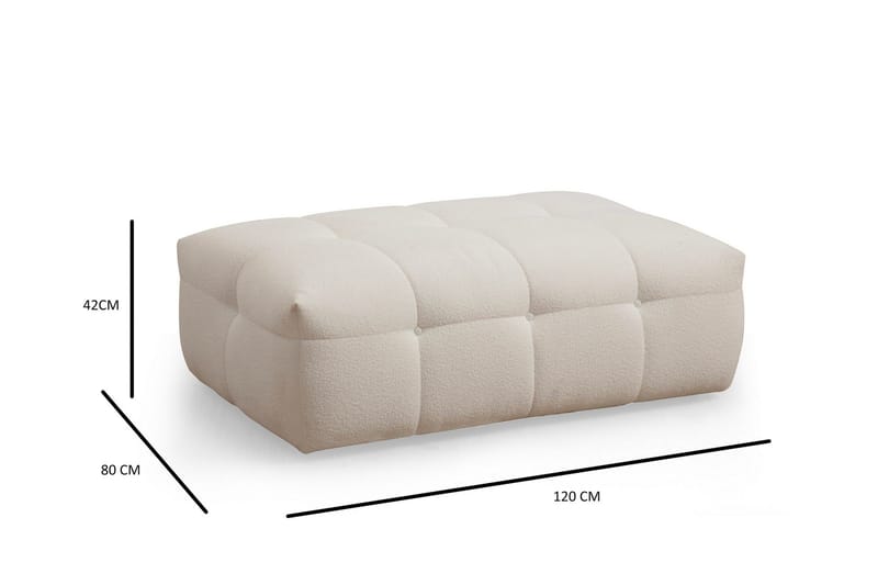 Octavian rahituoli 120 cm - Beige - Huonekalut - Tuoli & nojatuoli - Jakkara & jalkarahi - Rahi