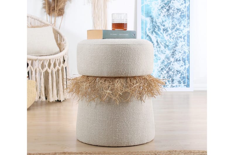 Anaro rahi pyöreä - Beige - Huonekalut - Tuoli & nojatuoli - Jakkara & jalkarahi - Säkkirahi