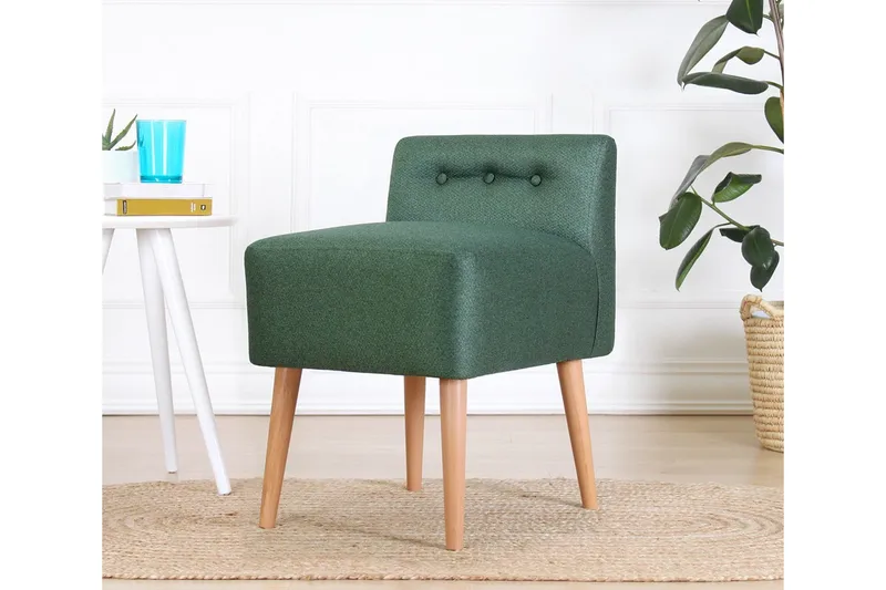 Anaro rahituoli 43 cm suorakaide, Tummanvihreä