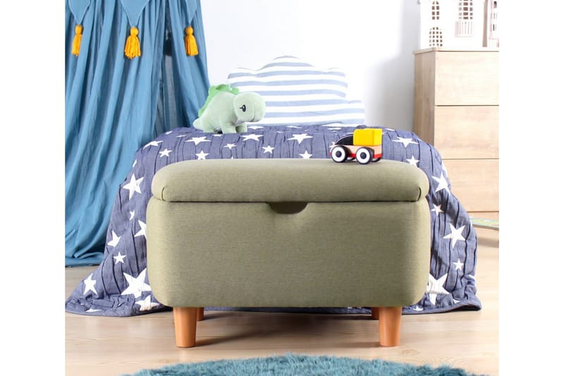 Anaro rahituoli 61 cm suorakaide - Vihreä - Huonekalut - Tuoli & nojatuoli - Jakkara & jalkarahi - Säkkirahi