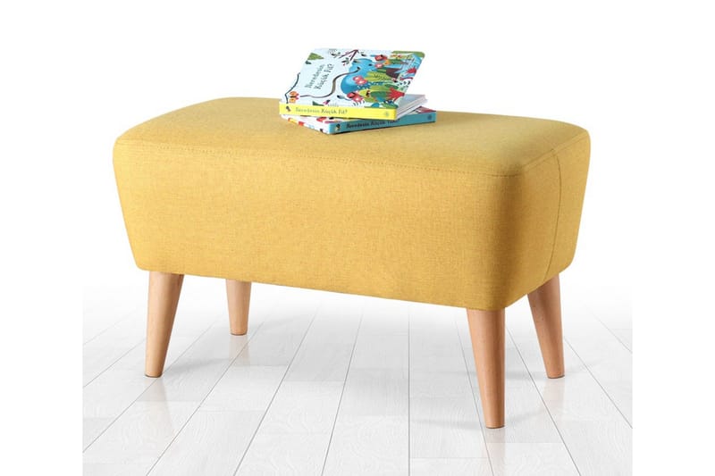 Anaro rahituoli 61 cm suorakaide, Keltainen