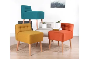 Anaro rahituoli 43 cm suorakaide - Beige - Huonekalut - Tuoli & nojatuoli - Jakkara & jalkarahi - Säkkirahi
