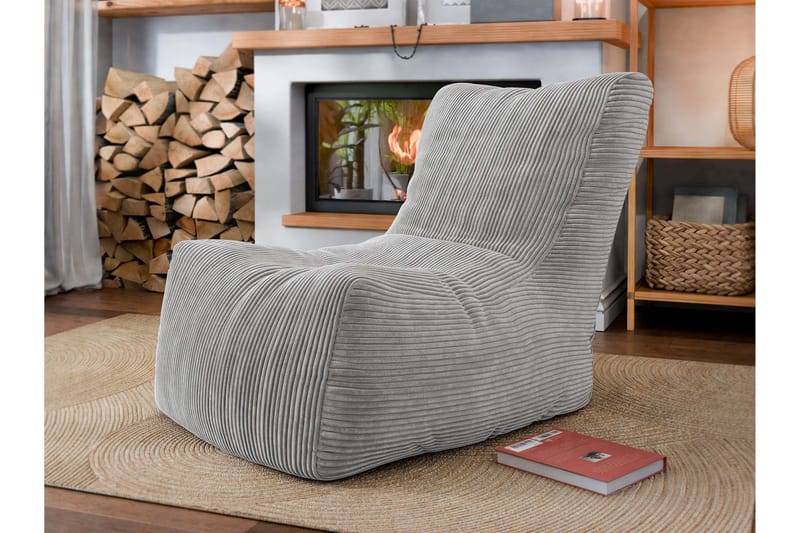 Afridi Istuinrahi Ulkokäyttöön 100 cm - Harmaa - Huonekalut - Tuoli & nojatuoli - Jakkara & jalkarahi - Säkkirahi