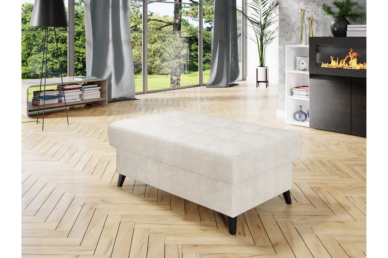 Amshyttan Pouffe - Valkoinen - Huonekalut - Tuoli & nojatuoli - Jakkara & jalkarahi - Säkkirahi