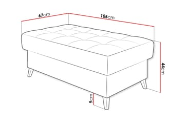 Amshyttan Pouffe - Valkoinen - Huonekalut - Tuoli & nojatuoli - Jakkara & jalkarahi - Säkkirahi
