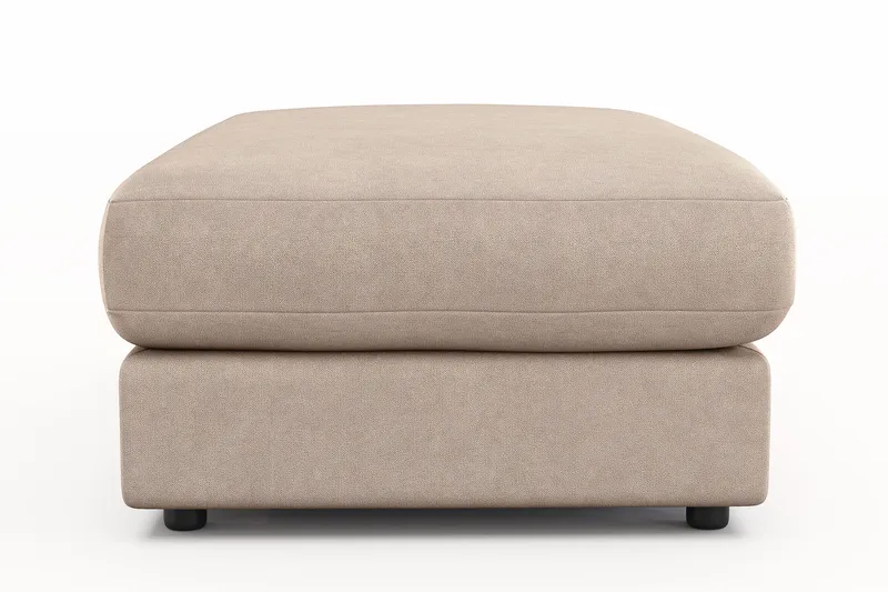 Arken Lyx Suorakulmainen Rahi Kankaasta - Beige - Huonekalut - Tuoli & nojatuoli - Jakkara & jalkarahi - Rahi