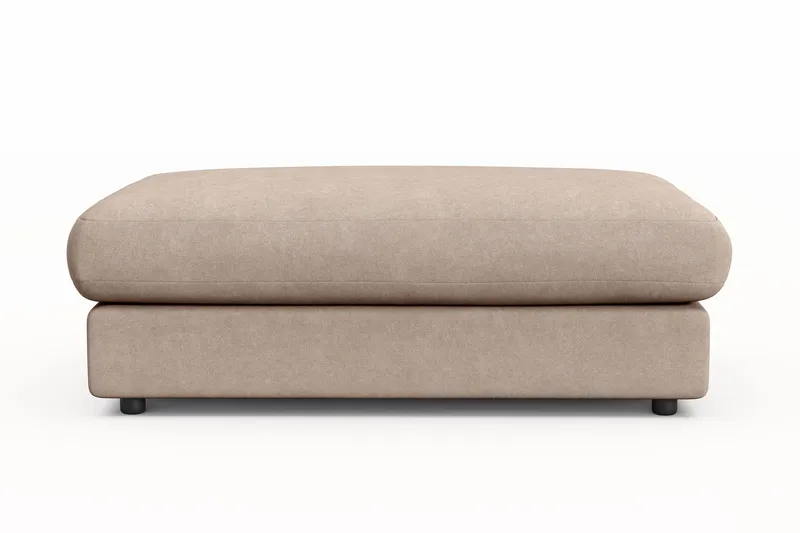 Arken Lyx Suorakulmainen Rahi Kankaasta - Beige - Huonekalut - Tuoli & nojatuoli - Jakkara & jalkarahi - Rahi