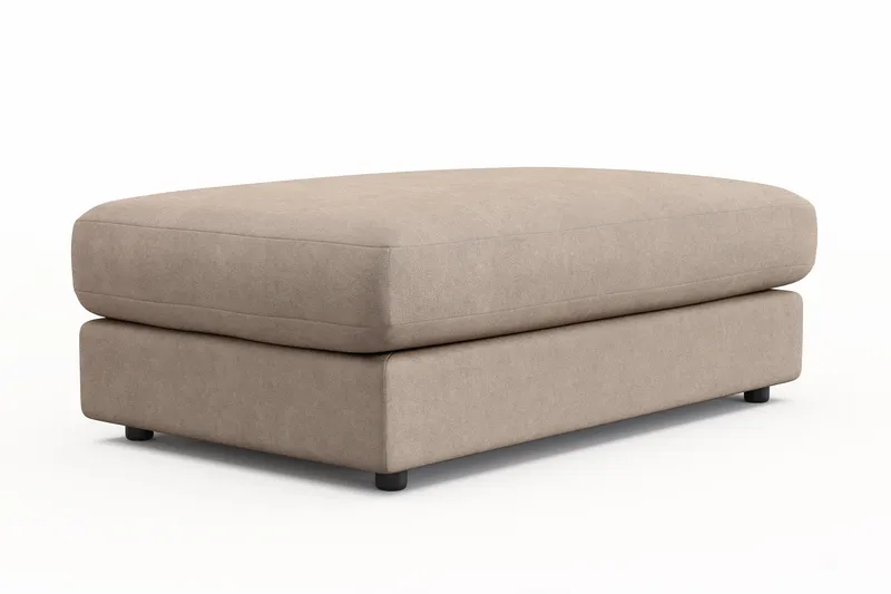 Arken Lyx Suorakulmainen Rahi Kankaasta - Beige - Huonekalut - Tuoli & nojatuoli - Jakkara & jalkarahi - Rahi