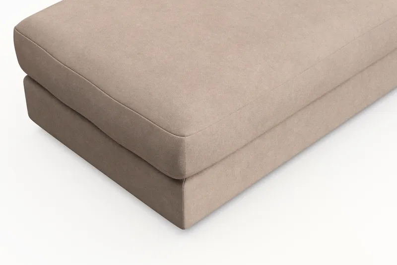 Arken Lyx Suorakulmainen Rahi Kankaasta - Beige - Huonekalut - Tuoli & nojatuoli - Jakkara & jalkarahi - Rahi