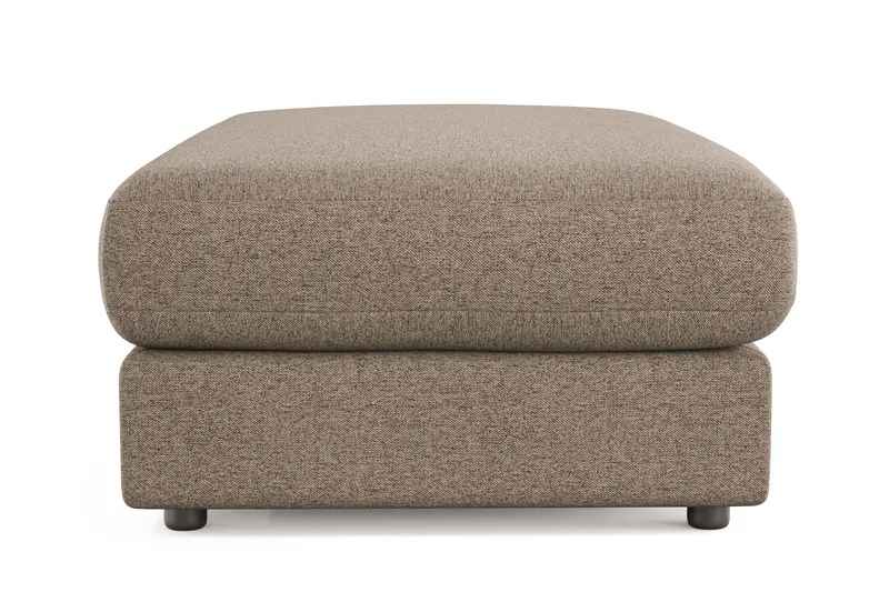 Arken Lyx Suorakulmainen Rahi Kankaasta - Ruskea - Huonekalut - Tuoli & nojatuoli - Jakkara & jalkarahi - Rahi