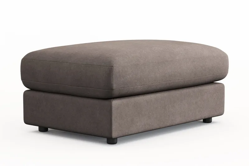 Arken Lyx Suorakulmainen Rahi Kankaasta - Ruskea - Huonekalut - Tuoli & nojatuoli - Jakkara & jalkarahi - Rahi